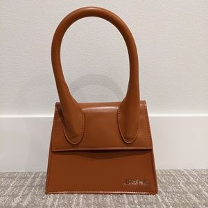Jacquemus leather top handle purse